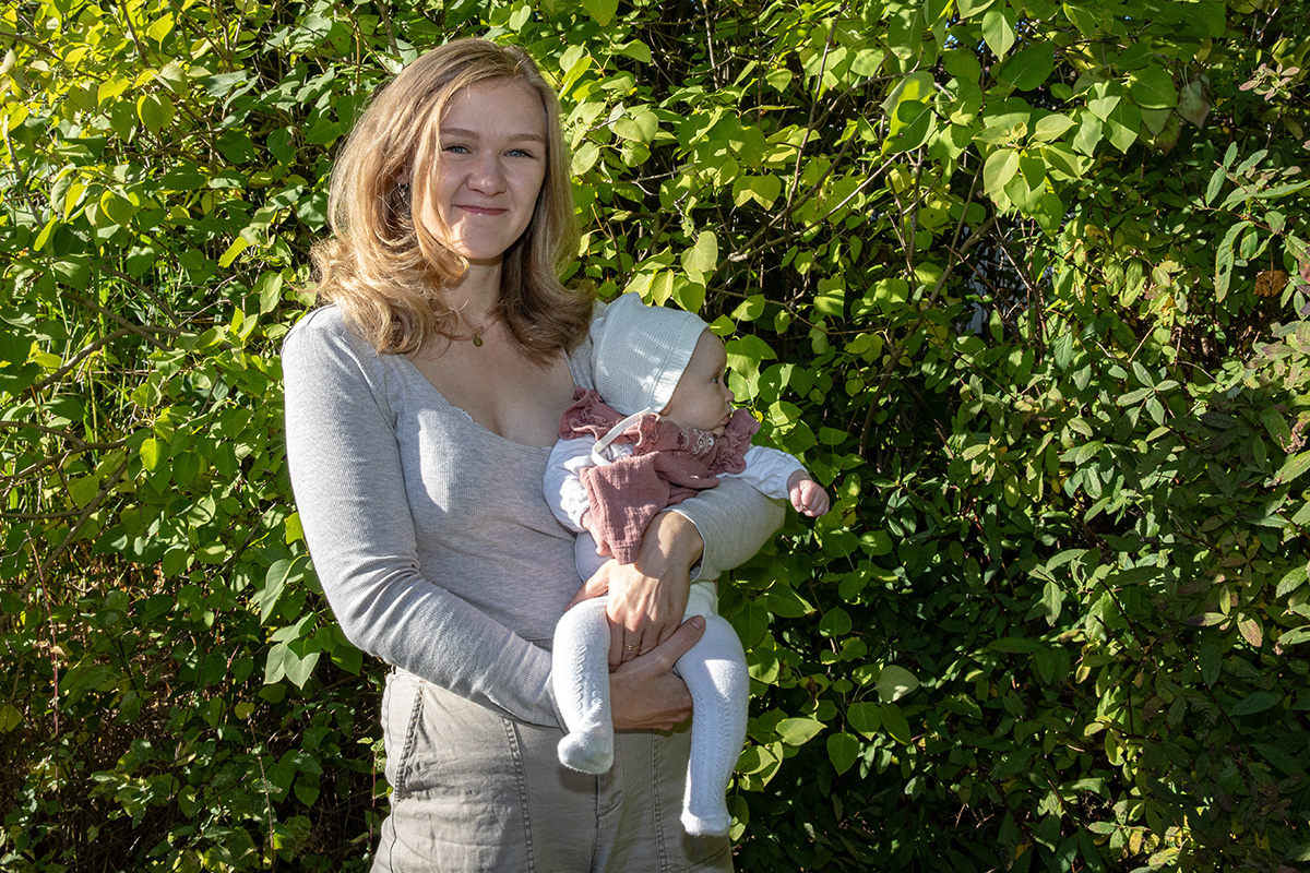 Jonna Grip och dottern Penny. Foto: Justina Öster